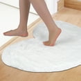 thumbnail image 2 of Unique Bargains Heart Shape Soft Absorbent Bath Rugs White 28" x 36", 2 of 7