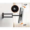 thumbnail image 4 of MountLiving Full Motion TV Wall Mount, Corner & Regular Wall Use, 31.22" Extra Long Arms, for 26-70 Inch TVs, Max VESA 400x400mm, 80 lbs Capacity, Fits Single Stud, 4 of 8