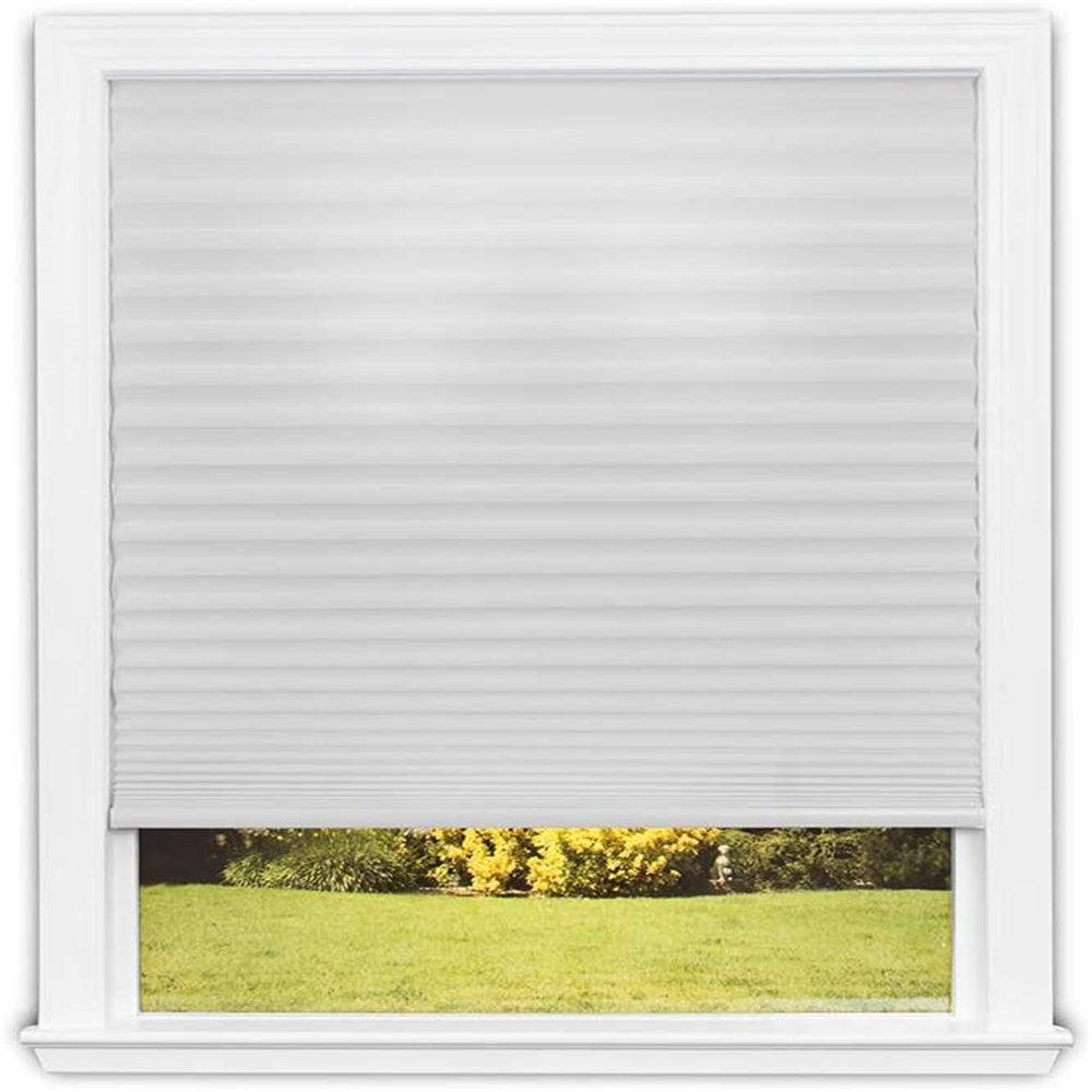 Easy Lift Trim-at-Home Cordless Pleated Light Filtering Fabric Shade
