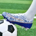 thumbnail image 6 of Men's Indoor Soccer Shoes Football Cleats Low-Tops Lace-Up Non-Slip Spikes Sports Athletic Futsal TF Turf Sneaker, 6 of 8