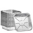 thumbnail image 1 of Moldes cuadrados desechables de aluminio para tartas de 8 pu, 1 of 1