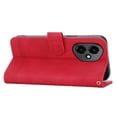 thumbnail image 3 of Funda Tipo Billetera para Honor 400 Carcasa Abatible con Porta Tarjetas, Bolsillo para Efectivo, Soporte Ajustable, Cierre Magnético y Correa de Muñeca Rojo, 3 of 6