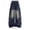 Blue, variant on GiLiling Girls Baggy Vintage Cargo Jeans High Waist Wide Leg Elastic Waist Y2k Aesthetic Denim Pants Casual Wear Star Embroidery (Blue, 3-4 Years)