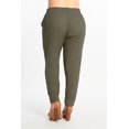 thumbnail image 2 of Pantalón Casual Dama Olivo Tallas Extras Mundo Terra 026212, 2 of 2