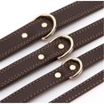thumbnail image 2 of PU Retro Copper Hook Head , Chew Proof Strong Adjustable Breakaway Buckle Dog Collar,2,XS, 2 of 2