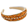 thumbnail image 3 of Fashionable Wide Band Turquoise Rhinestone Hair Headband For Elegant Boho Daily Wear, 3 of 3