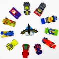 thumbnail image 4 of Scktyzs Morphing Robot Construcción Coches de juguete Mini vehículos extraíbles Juego de 16 Figuras de acción Suministros para fiestas Favores de cumpleaños Kit de decoraciones para niños pequeños Niñ, 4 of 5
