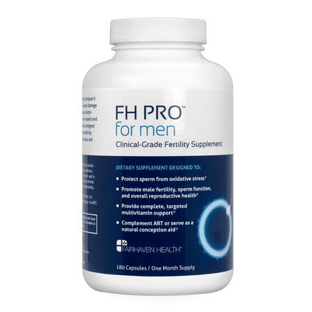 FH Pro for Men - Clinical Grade Fertility Supplement, 180 Capsules