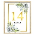 thumbnail image 4 of Darling Souvenir DIY Table Numbers Floral Frame Corner Wedding Reception Table Top Cards-4" x 6" (1 to 40), 4 of 4