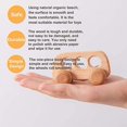 thumbnail image 2 of Juguetes de empuje de madera orgánica para bebés, desarrollo de motricidad fina, juguete de habilidades sensoriales, juguete de agarre Montessori, sonajeros de coche de madera de 2 piezas, 2 of 5