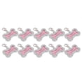 thumbnail image 2 of Collar colgante de acero inoxidable con letras para mascotas, identificación personalizada, antipérdida, 10 Uds., 2 of 5