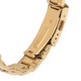 thumbnail image 3 of Correa de reloj de acero inoxidable, hebilla de doble bloqueo de liberación rápida, correa de reloj de Metal de repuesto para hombres y mujeres, color dorado, 3 of 8