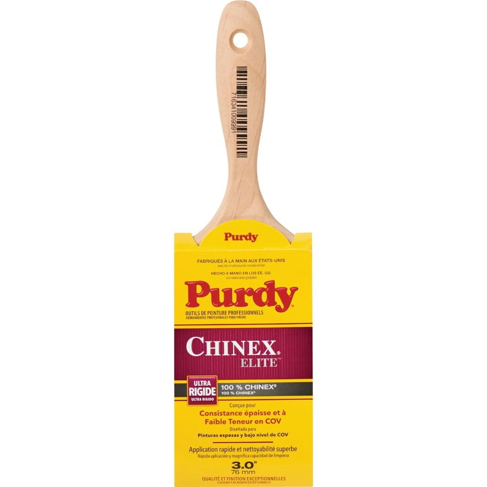 3" Purdy 144580930 Chinex Elite Sprig Paint Brush, Flat Sash, Beavertail