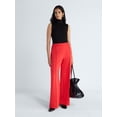 thumbnail image 2 of Scoop Women’s and Women’s Plus Scubaknit Seamed Sweatpants, Regular and Short Lengths, Sizes XS-4X, 2 of 5