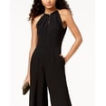 thumbnail image 2 of Donna Ricco Women's Sleeveless Hardware Embellished Jumpsuit Blue Size 10, 2 of 3