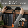 thumbnail image 6 of Dragon Shelf Light for Fantasy Book Lovers Detailed Black Dragon Statue with Fire Light Strip Easy Clip Mount Bookshelf Decoration Gift, 6 of 7