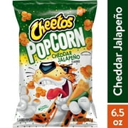 Cheetos Popcorn, Cheddar Jalapeno flavored Snacks, 6.5 oz Bag