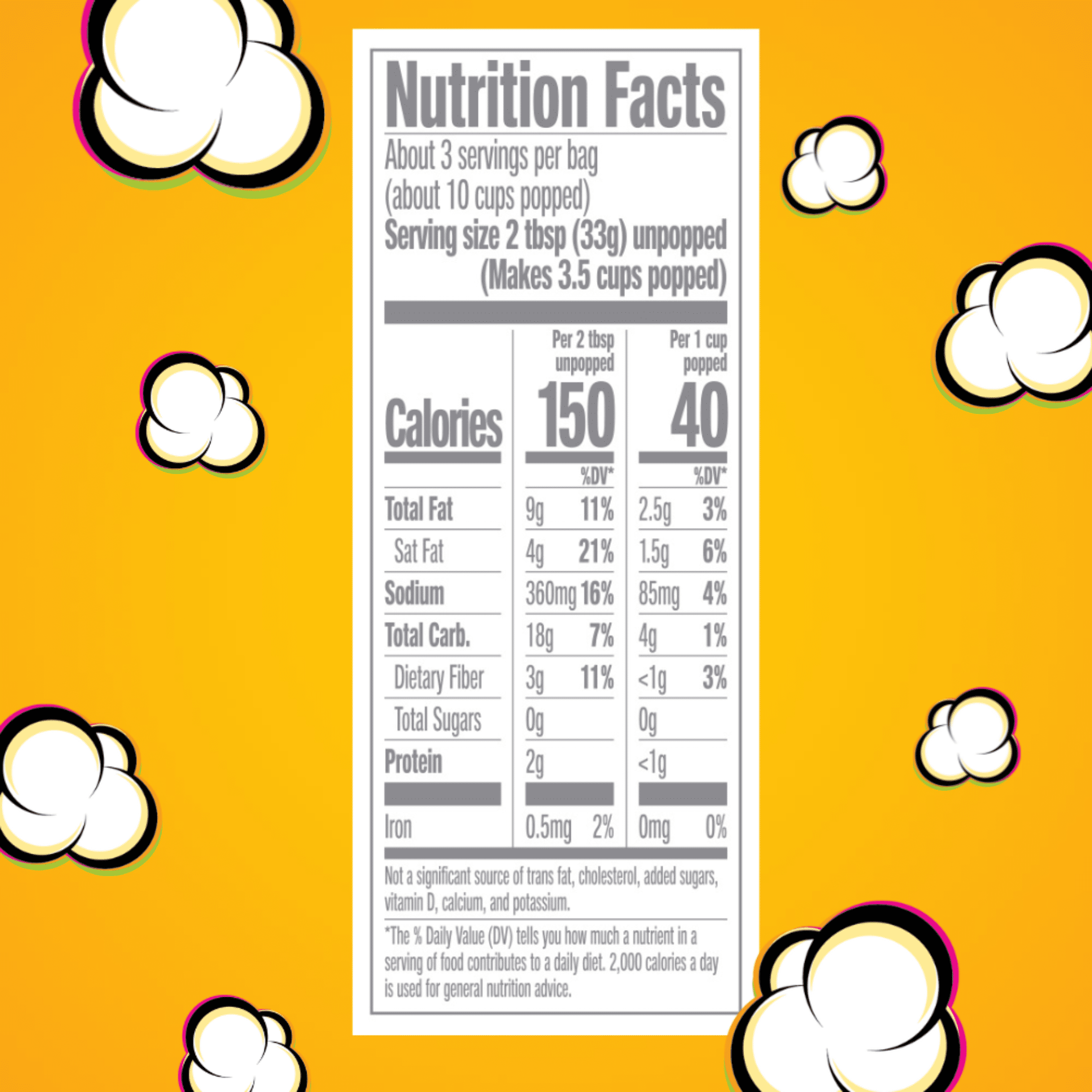 (6 pack) Jolly Time The Big Cheez Ultimate Cheddar Microwave Popcorn, 3 oz, 6 Ct. Gluten-Free, Non-GMO