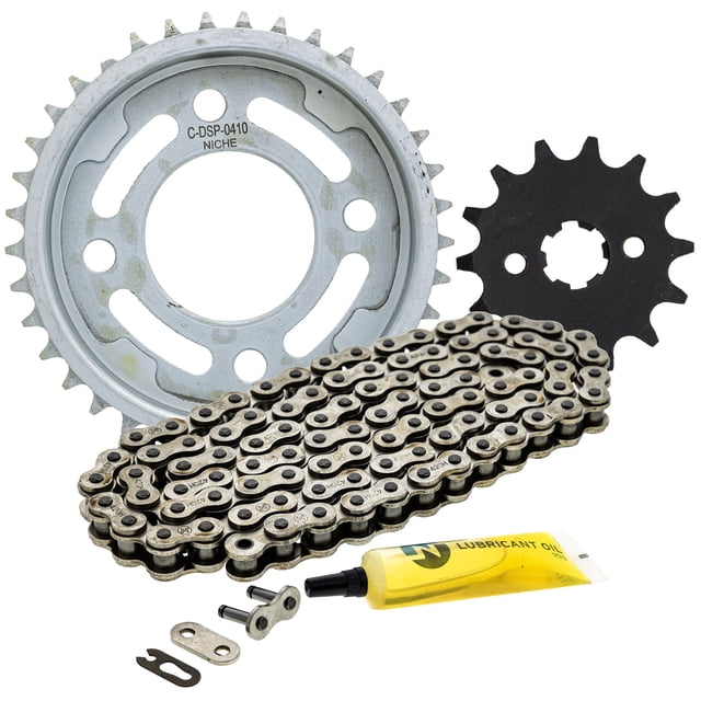 Niche Sprocket Chain Set for Honda Monkey 125 14/37 Tooth 420 Front Rear Kit MK1014400