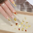 thumbnail image 4 of 5 Pcs New Year Nails Charm Fortunes Ingot Nails Art Charm Chinese Knot Nails Rhinestones Nails Art Decorations, 4 of 8