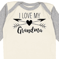thumbnail image 4 of Inktastic I Love my Grandma heart and arrows Boys or Girls Long Sleeve Baby Bodysuit, 4 of 5