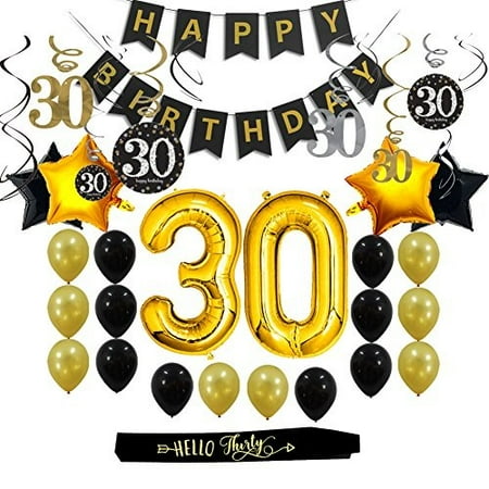 30th Birthday Decorations Gifts Party Supplies For Him Her Men