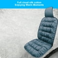thumbnail image 5 of Kugisaki Plush Car Seat Cushion and Back Cushion, Warm Cozy Thick Comfort Memory Foam Design for Pain Relief, Ergonomic Lumbar Comfort for Long Sitting, 5 of 8