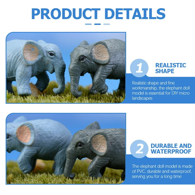Small plastic sales elephant figurines