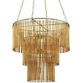 thumbnail image 4 of Gold Leaf Mantra Chandelier, 4 of 5