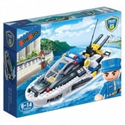 BanBao Police Speedboat 225-Piece Building Set