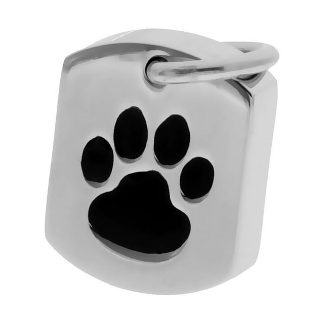 TISHITA Pendentif Patte pour Chien Chat en Acier Inoxydable Poli Haute Brûlure Cendres