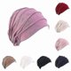 thumbnail image 5 of Women's Soft Cotton Beanie Hat with Elastic Bandana Style Headwear for Casual Wear, 5 of 5