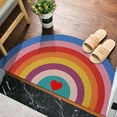 thumbnail image 4 of EGNMCR Room Decor, Home Decor, Wall Decor Rainbows Decorate Mat - Front Door Mat - Bath Rug Super Absorbent Quick Dry - Rubber Backing Non Slip Washable Bathroom Floor Mats - 16x24 IN Bathroom Rugs, 4 of 6