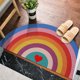 thumbnail image 5 of Tapete Decorativo Rainbows - Tapete para Puerta de Entrada, Alfombra de Baño Súper Absorbente con Base de Goma Antideslizante, Lavable, 40X60 Cm, Ideal para Baño, Cocina y Lavandería., 5 of 7