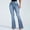 Light Blue, variant on JNGSA Stretchy Jean for Women,Bell Bottom Jean for Women High Waisted Classic Flared Denim Pants Stretchy Wide Leg Denim Trousers Gradient Washed Jean Trousers Light Blue