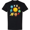thumbnail image 3 of Inktastic Cute Planets, Solar System, Space, Cosmos, Galaxy T-Shirt, 3 of 5