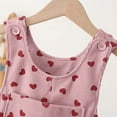 thumbnail image 6 of MEZZALL Child Onesie Autumn Corduroy Overalls Toddler Girls With Heart Print Design Soft Comfort Baby Overalls Daily Play Casual Wear Adorable One-Pieces, 6 of 6