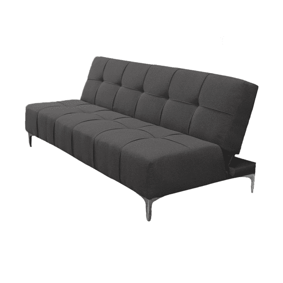 Sofa Cama Reclinable El Bazar Store New York Gris Oxford , Futon 3 posiciones, Sala