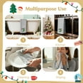 thumbnail image 3 of Funny Christmas Santa Hand Towels for Bathroom Kitchen- 100% Cotton Soft Absorbent Winter Holiday Bath Towels Cute Decor - Fun Novelty Christmas Xmas Secret Santa Gifts for Women Mom - Set of 2,Gray, 3 of 7