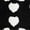 Black Love, variant on REGALWOVEN Extra Long Runner Rug Shaggy Faux Fur Kitchen Runner, Non-Slip Soft Plush Hallway Rug, Washable Bedside Mat White 47" x 16"