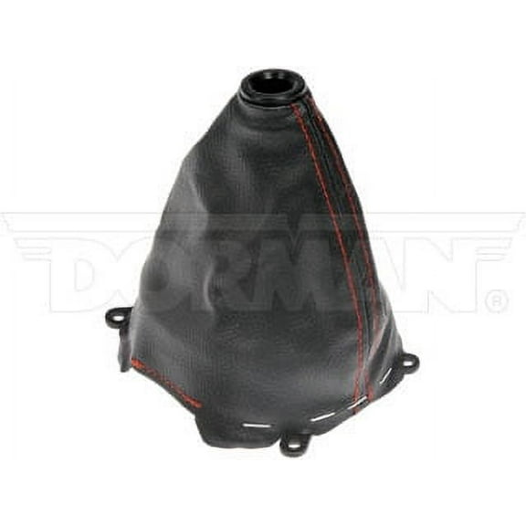 Dorman 76802 Shift Boot Black Red Stitch