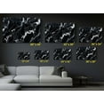 thumbnail image 5 of Black and White Abstract Marble Texture Canvas Wall Art - High-Quality Modern Print - Handcrafted Minimalist Decor - Stylish Wall Art - Gift for Elegant Spaces, 5 of 7