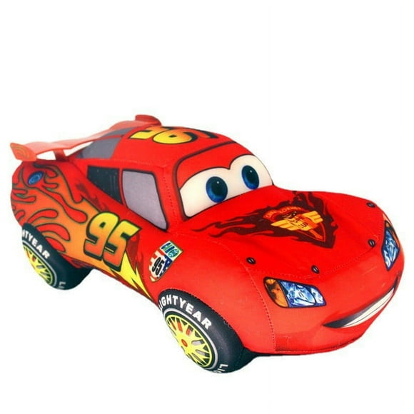 Lightning McQueen #95 Plush Toy from Cars: Soft, Durable Collectible for 7-14 Year Old Racing Fans – Compact, Detail-Crafted Stuffed Car Doll, Perfect Gift for Kids Who Love On-the-Go Play (015