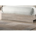 thumbnail image 5 of Cream Finish Gray Tufted 1pc Queen Size Bed Bedroom Furniture Made of Rubberwood, 5 of 11
