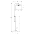 thumbnail image 4 of Lighting - 63"H - Floor Lamp - Brass Metal - Ivory Shade - Contemporary, 4 of 4