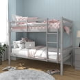 thumbnail image 3 of HH2Home Essentials Campbell Wood Twin over Twin Bunk Bed, Gray, 3 of 13