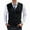 Black, variant on uikmnh Vests for Men's Knit V-Neck Sweater Vest Slim Fit Button Up Cardigan for Layering Business Casual and formal Attire Versatile All Season Wear Size:XL