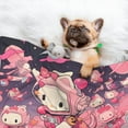 thumbnail image 3 of Lsque Sanrio Pattern Waterproof Throw Blanket Pet Blanket for Dogs & Indoor Cats, Washable - Shaggy Plush Calming Long Faux Fur & Velvet Dog Blanket -, 3 of 8