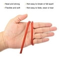 thumbnail image 4 of Uxcell Braided Leather Cord, 5mmx2m Round Faux Leather Bolo String for Crafts Jewelry Making Necklace, Red, 4 of 7