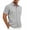 Gray, variant on FRSASU Men's Casual Polo Shirt Summer Short Sleeve Vacation Button Down Beach Knit Stretchy Golf Shirts White